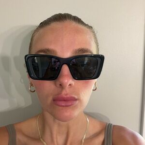 Prada Black SPR 08Y Cat Eye Designer Sunglasses – Authentic, Made in Italy